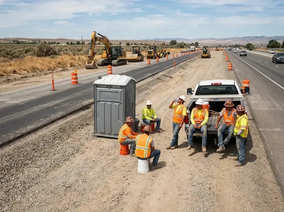 highway-road-construction-crew-007 — frequently asked questions, Porta Potty and Restroom Rentals in Wofford Heights, CA